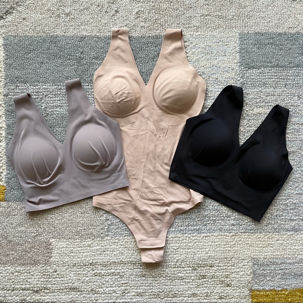 LAST CHANCE! True&Co 3pc Bundle Bralettes Bodysuit
